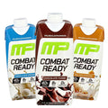 3x MusclePharm Combat Ready Protein Shake RTD 500ml (Random Flavour) *Gift*