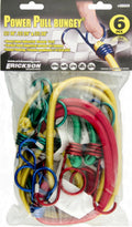 6 PK MIXED POWER PULL BUNGEY
