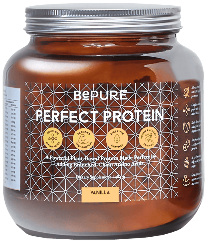 BePure Perfect Protein Vanilla / Glass Jar