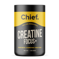 Chief Creatine Focus+ supplement container on a white background