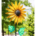 Evergreen 75"H Sunflower Statement Wind Spinner
