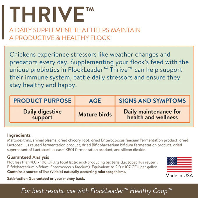 FlockLeader THRIVE Supplement