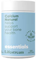 Lifestream Calcium Natural - 120 Capsules