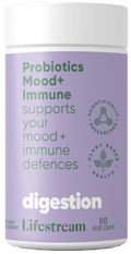 Lifestream Probiotics Mood + Immune - 60 Capsules