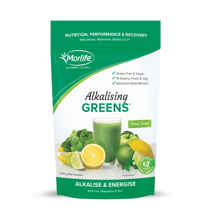 Morlife Alkalising Greens Citrus Twist 200g