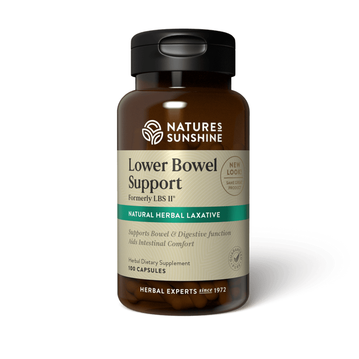 Natures Sunshine Lower Bowel Support 100 Caps