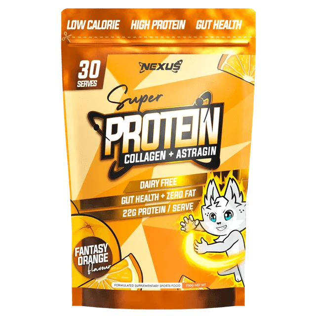 Nexus Sports Nutrition Super Protein Collagen Water Fantasy Orange