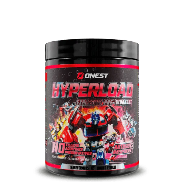 Onest Hyperload Elite Pre-Workout Autobots Raspberry