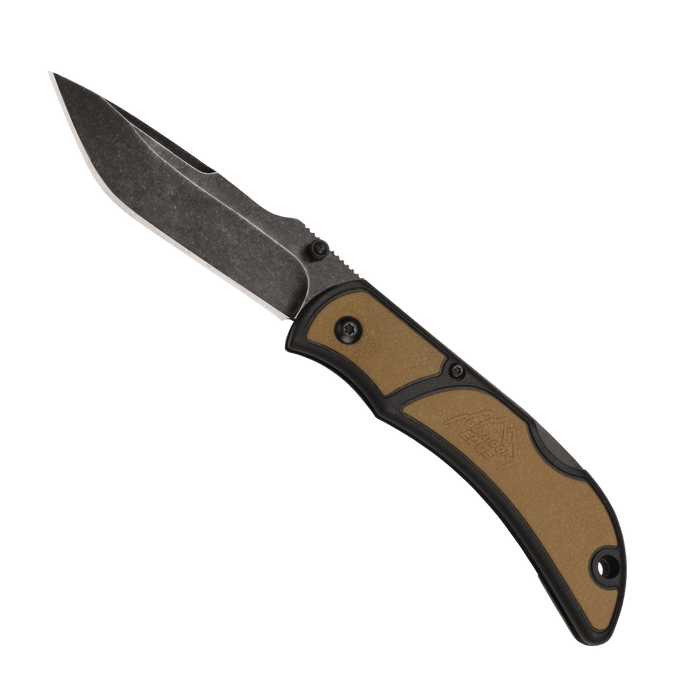 Outdoor Edge 3.3" Chasm Folding Knife Brown