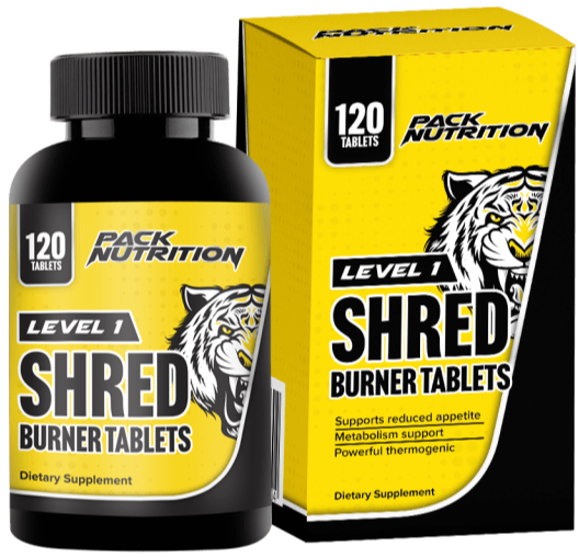 Pack Nutrition Level 1 Shred Tabs 120 Caps
