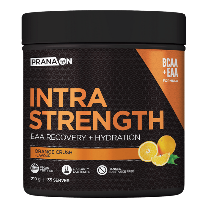 PranaOn Intra Strength Aminos 210g *Gift* Orange Crush