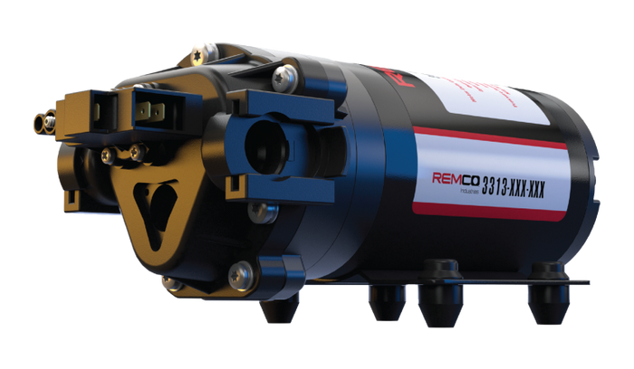 Remco 2.2 GPM, 60 PSI, Demand, 12 VDC, 3/8" FNPT, 2-Pin Connector