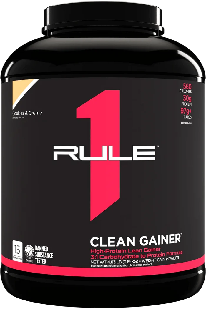 Rule 1 Clean Gainer 5lb / Cookies & Cream