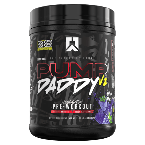 Ryse Pump Daddy V2 Non-Stim Pre-Workout Blue Raspberry