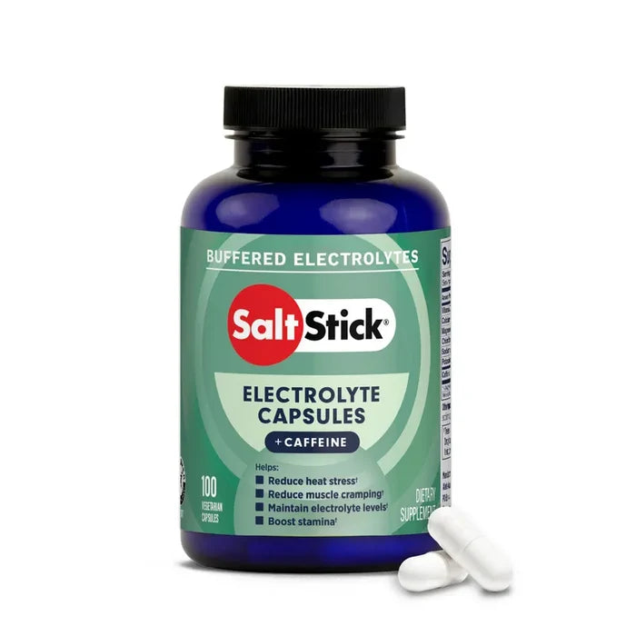 SaltStick Electrolyte Plus Caffeinated Caps