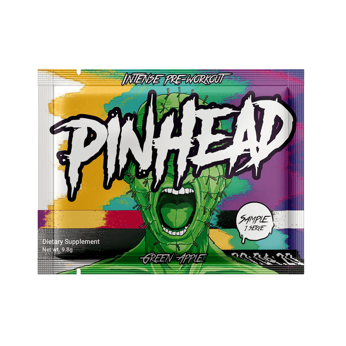 Scream Supps - Pinhead Intense Pre Workout 30 x Sachets Green Apple