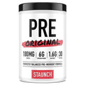 Staunch Pre Workout Original 30 Serve Blue Raspberry