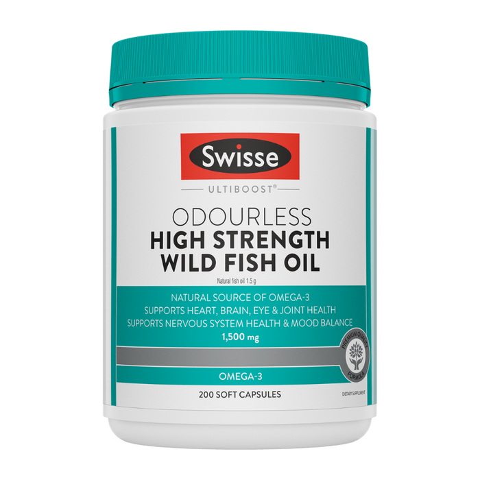 Ultiboost Odourless High Strength Wild Fish Oil Caps