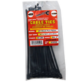 Tool City 8.25 in. L Black Cable Tie 50LB SD DOUBLE HEAD 25 Pack