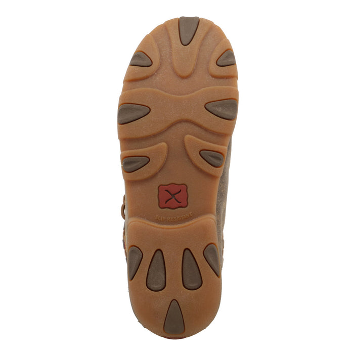 Twisted X Women's Casual Chukka Driving Moc Bomber & Nude Print