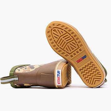 XtraTuf Big Kids Ankle Deck Boot