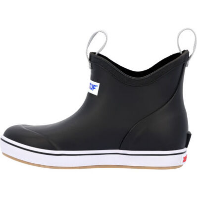 XtraTuf Kids' Ankle Deck Boot Black