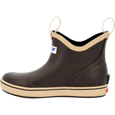 XtraTuf Kids' Ankle Deck Boot Brown