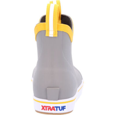 XtraTuf Kids' Ankle Deck Boot Grey