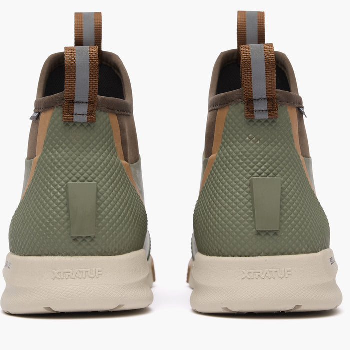 XtraTuf Men's Ankle Deck Boot Sport Olive