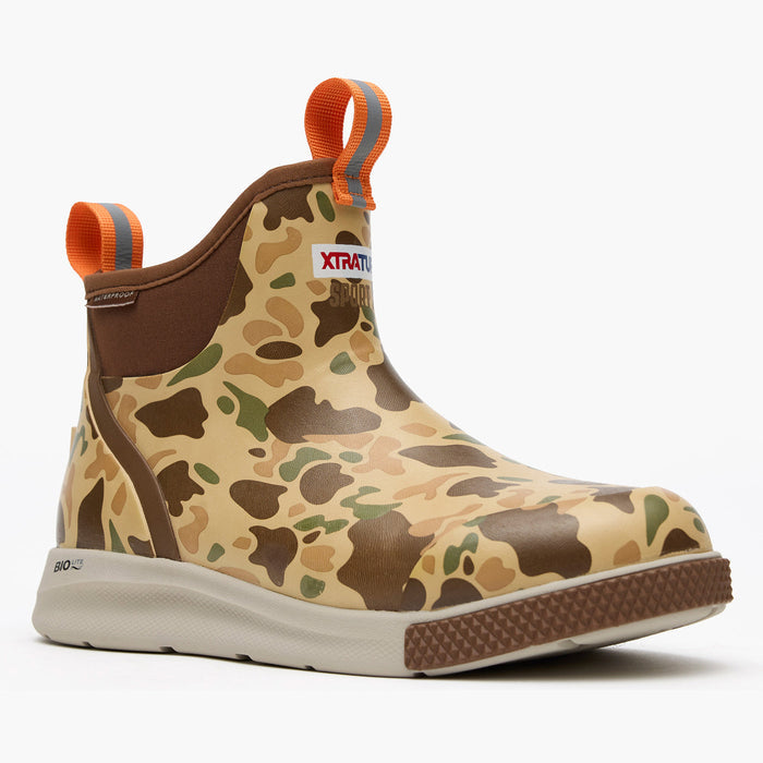 XtraTuf Women's Ankle Deck Boot Sport Duck Camo