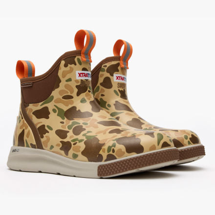 XtraTuf Women's Ankle Deck Boot Sport Duck Camo